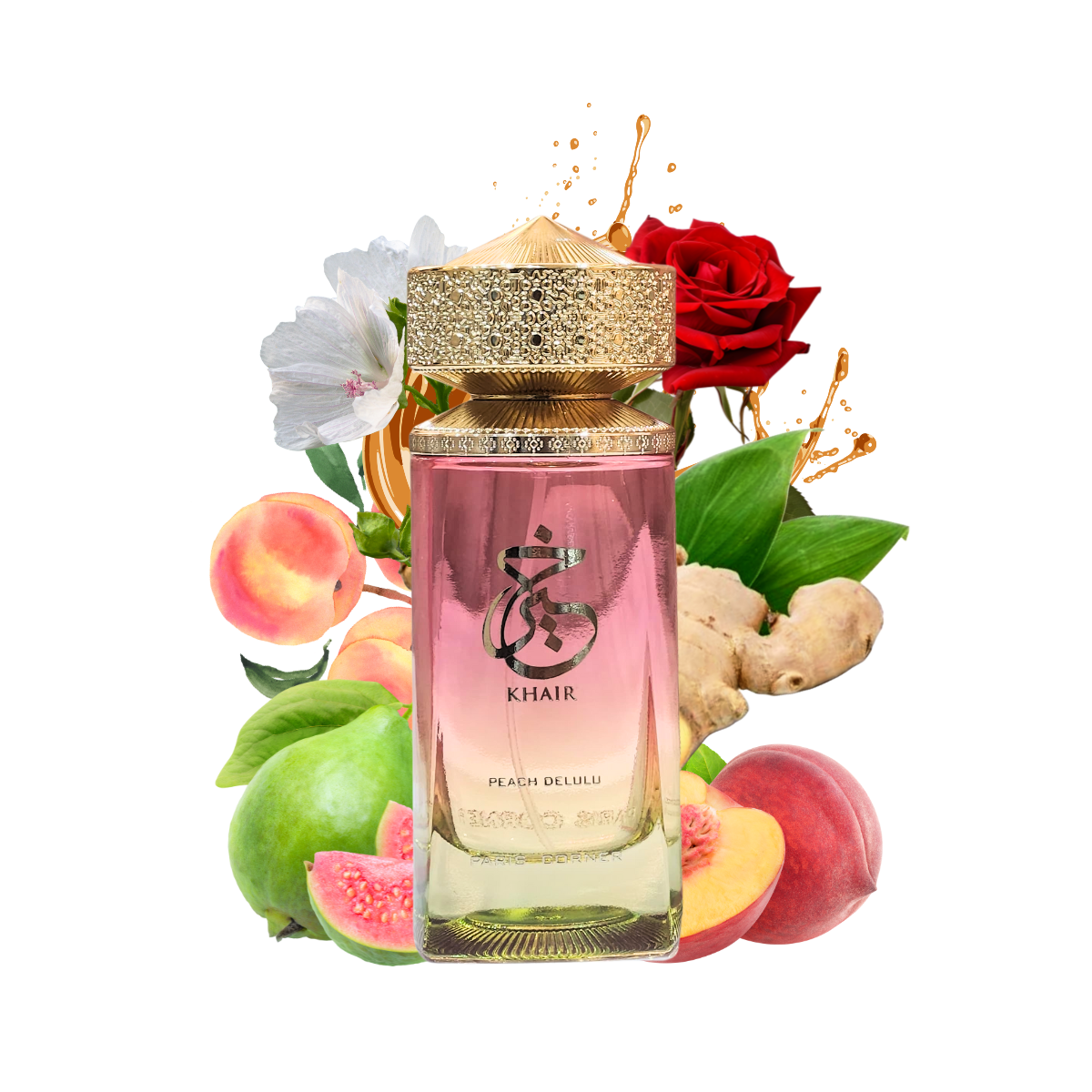 khair peach delulu perfume for women