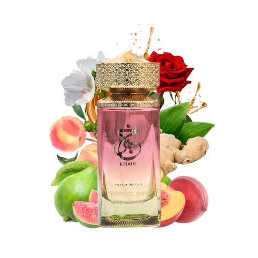 khair peach delulu perfume for women