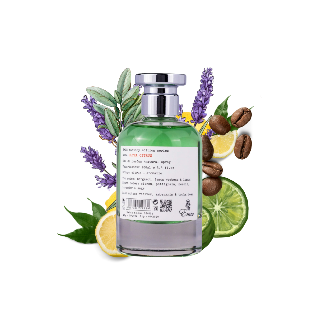 Eau De Toilette Best Citrus Perfume For Men Luxury Sage And Citrus