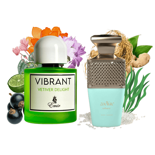 Bundle Vibrant Vetiver Delight Emir & Zodiac Solmaris