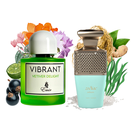 Bundle Vibrant Vetiver Delight Emir & Zodiac Solmaris