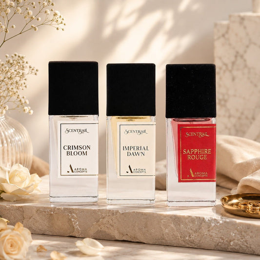 Bundle Crimson Bloom, Imperial Dawn and Sapphire Rouge